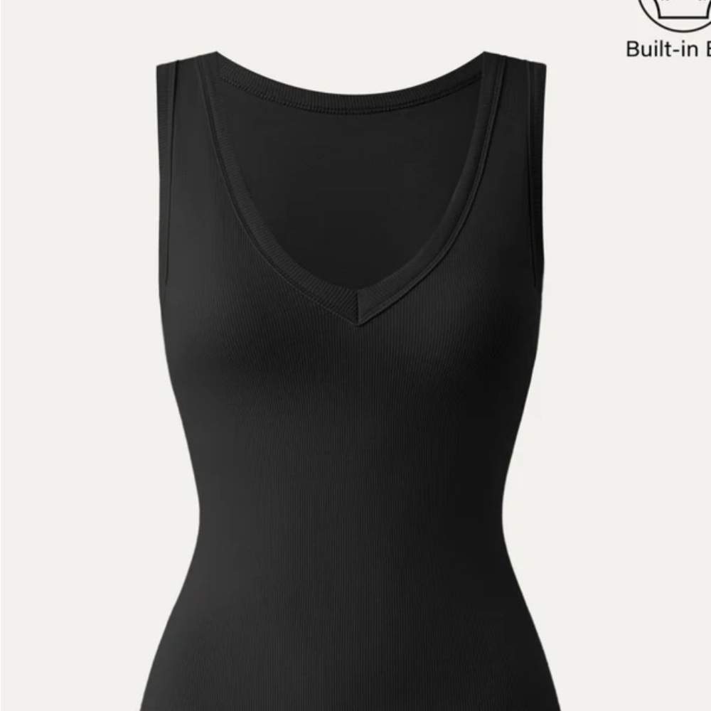 OGL Black V-Neck Tank Top